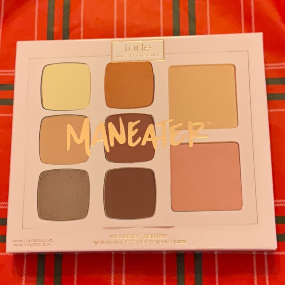 NWT Tarte Maneater passion Eyeshadow Palette - Neutral Shades